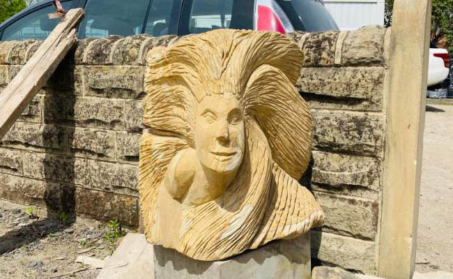 Tudor Stone Ltd Chesterfield Derbyshire Stone Masonry Professional Stone Masons Product Image Medusa Inspired 001
